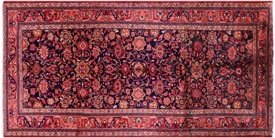 New Persian Mahal Hand Knotted Wool Rug