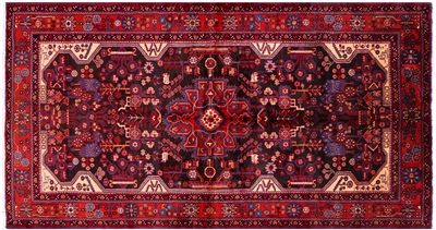 New Hand Knotted Persian Nahavand Wool Rug