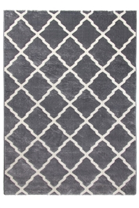 toscana lattice grey cream rug