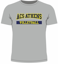 ST20_Short Sleeve T-Shirt With "ACS Athens Volleyball" Logo