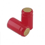 Holiday Red PVC Capsules, pack 12