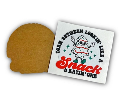 Badge Reel Christmas Snack (NO HOLE)