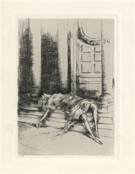 Louis Icart original etching, 1928
