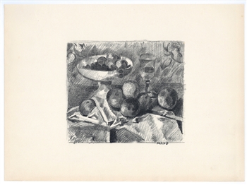 Maurice Denis original lithograph Nature morte