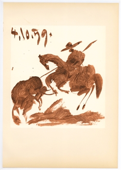 Pablo Picasso lithograph Toros y Toreros