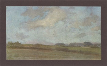 James Whistler lithograph The Sun-Cloud