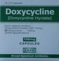 Doxycycline 100mg, 100 Tablets
