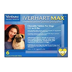 Iverhart Max for Dogs 12-25 lbs, 6 Pack