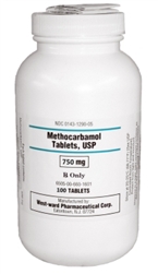 Methocarbamol 750mg, 100 Tablets