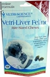Vetri-Science Vetri-Liver Feline Bite-Sized Chews, 120 Count - Cat
