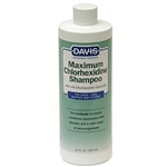 Davis Maximum Chlorhexidine Shampoo-Medicated Shampoo For Pets - 12 oz