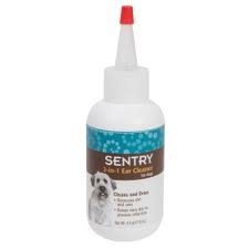 Sentry 2-in-1 Ear Cleaner For Dogs, 4 oz