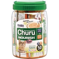 Churu Nourish Veterinarian Formula, Chicken & Tuna 0.5 oz Tubes, 50 Count