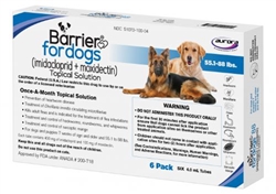 Barrier (imidacloprid + moxidectin) Topical Solution For Dogs 3-9 lbs