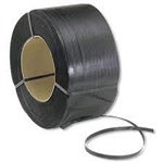Strapping - Hand Grade Embossed Poly Strapping - -  5/8", 8" x 8" .025 600lb. 6000'