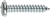 Pan Head Sheet Metal Screw - DIN 7981 - 3.9x13 Stainless Steel-for Grille Screen + others