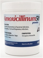 Amoxicillin 50% Powder - 100 grams