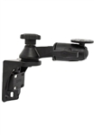 Universal Vertical Mount with Straight Swing Arm and 2.5 Inch Round Plate
