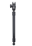 RAM Composite 18 Inch Overall Length Extension Pole with 1 Inch Ball and Double Socket Arm