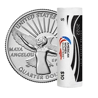 2022 - D Maya Angelou, American Women Quarter Series 40 Coin Roll