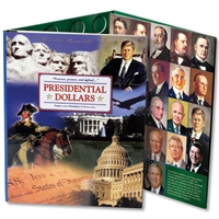2007-2017 P and D Presidential Dollar - Full Color Littleton Coin Folder - Holds 88 Coins