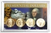 2009 - D Set of 4 Uncirculated Presidential Dollars in Full Color Holder