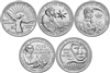 2022 P and D BU American Women Quarter 10 Coin Set