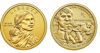2018 - D Native American/Sacagawea Dollar - 25 Coin Roll
