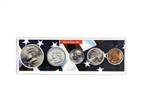 1996 Birth Year Coin Set in American Flag Holder