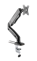 Rocelco MA1 Single Monitor Arm with Motion Assist (BLACK)