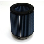 Injen/AMSOIL Ea Nanofiber Dry Air Filter - 3.50" Flange Diameter  6.00" Base / 6.88" Tall / 5.50" Top - 54 pleat