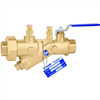 Caleffi 121 FlowCalâ„¢ Â½" NPT female (with PT test ports) automatic flow balancing valve with integral ball valve. 121341A