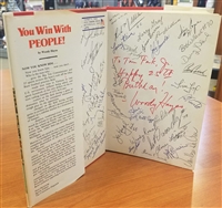 'You Win With People' Book Signed By Woody Hayes/Archie Griffin & 70+ OSU Signatures