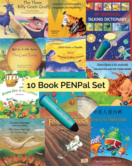10 Book PENPal Enhanced Set - Farsi/English