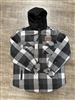 Rave X Mens Hooded Flannel