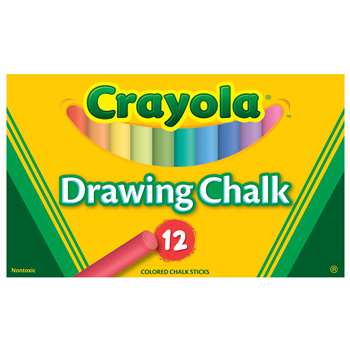 Crayola Colored Drawing Chalk Asst By Crayola