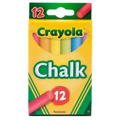 Crayola Colored Low Dust Chalk By Crayola