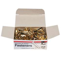 Brass Paper Fasteners 1 100/Box By Charles Leonard