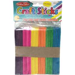 Craft Sticks Regular Size Colored, CHL66580