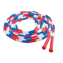 Plastic Segmented Ropes 16Ft Red White & Blue By Champion Sports