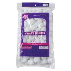 Craft Fluffs White By Chenille Kraft