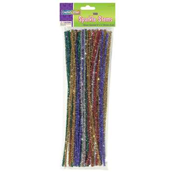 Chenille Stems Assorted 12 Sparkle By Chenille Kraft
