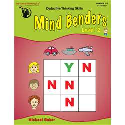 Mind Benders Beginning Book 2 Gr 1-2 By Critical Thinking Press