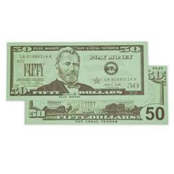 $50 Bills Set Of 50 By Learning Advantage