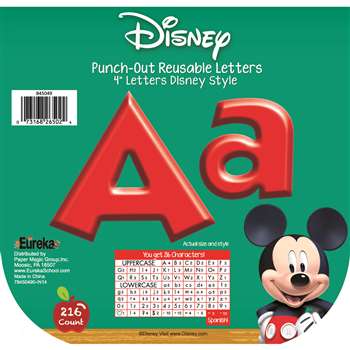 Shop Mickey Mouse Clubhouse Red Deco Letters - Eu-845049 By Eureka