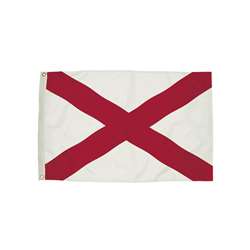3X5 Nylon Alabama Flag Heading & Grommets, FZ-2002051