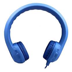 Flex-Phones Indestructible Blu Foam Headphones, HECKIDSBLU