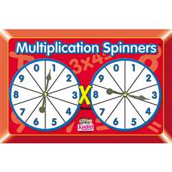Multiplication Spinners By Kagan Publishing
