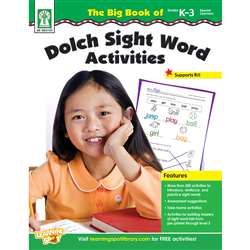 The Big Book Of Dolch Sight Word Activities By Carson Dellosa