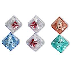 10 Sided Double Dice Set Of 6 By Koplow Games
